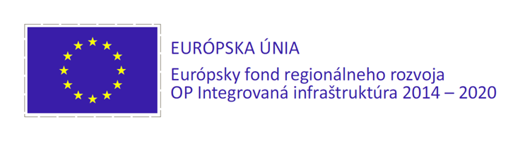 Logo - Európska únia - Európsky fond regionálneho rozvoja